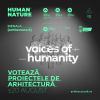 Votul publicului pentru proiectele de arhitectura la Bienala Arhitectura.6 HUMAN ± NATURE 2024