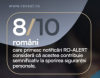 80% dintre romanii care primesc notificari RO-ALERT se simt mai in siguranta in viata de zi cu zi. Reveal Marketing Research.