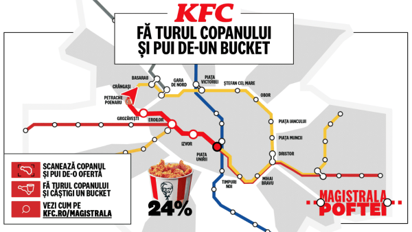  KFC Romania, McCann Worldgroup si UM Romania au castigat unicul premiu pentru Romania la festivalul Cannes Lions 2024