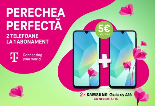 ”Perechea perfecta” in oferta de primavara 2025 de la Telekom Romania Mobile